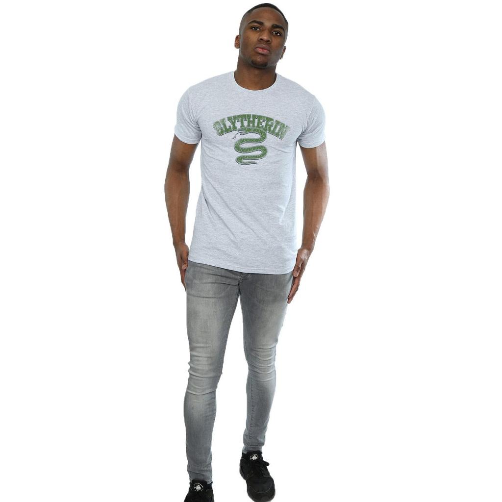 Harry Potter Mens Slytherin Sport Emblem T-Shirt