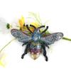 Glossy Large Bees-shape Ornaments Silicone Epoxy Resin Mold DIY Keychain Pendant Jewelry for Valentine Gift Craft