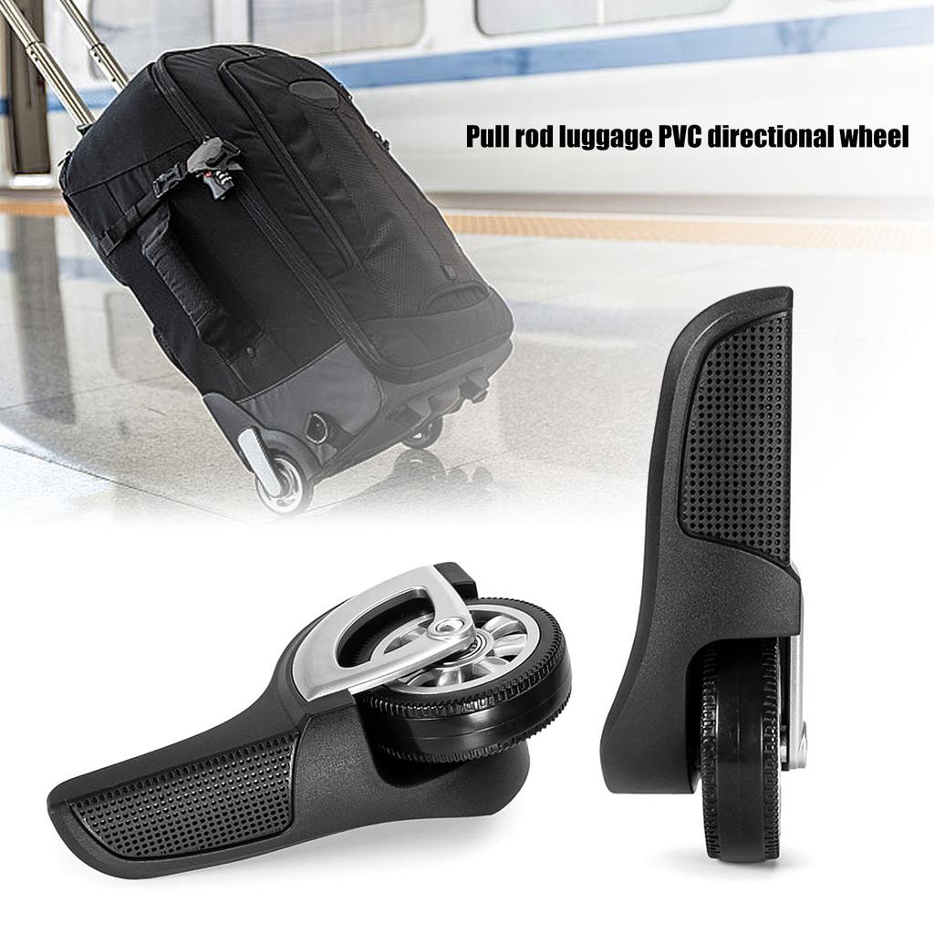 1 пара колес для багажа ПВХ Колеса для чемодана Запасные колеса Поворотные колесики Идеально подходят для замены колес чемодана