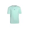 Pure Color Logo Crew Neck Pullover Short Sleeve T-Shirt Men Tops Mint-Green DH8922-379