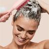 Lightweight Long Handle Silicone Hair Brush Shampoo Brush Travel Friendly For Effective Scalp Stimulation And Relaxation