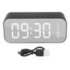 Bluetooth Speaker Alarm Clock Retro Small Multi Functional Desk Subwoofer Mirror Digital Clock for