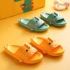 Новые детские тапочки модные мультяшные сандалии для мальчиков и девочек для дома с динозавром сандалии для улицы для девочки