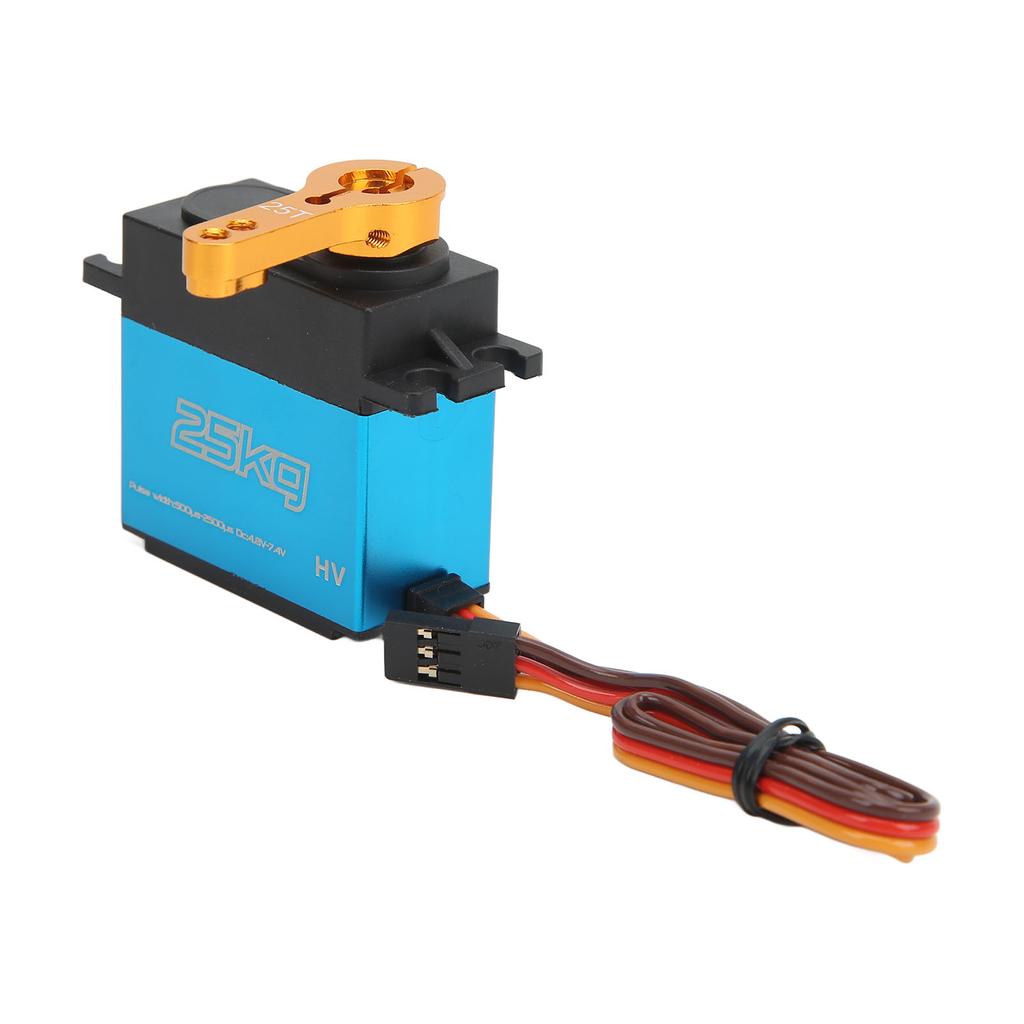 Digital Servo High Torsion Coreless Motor Metal Gear RC Car Servo for Robotic DIY RC Car 25KG55.1lb
