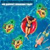 Yousheng Inflatable Pool Drink Tray Floating Beverage Holder Serving Tray Cool Ice Drink Holder for Summer Swimming Pool Beach Party Accessories