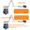 0-100PSI 7BAR Fuel Injection Pump Injector- Tester Test Pressure Gauge Gasoline- Pressure Gauge Used for Cars Auto