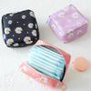 Женская сумка для хранения тампонов, водонепроницаемая мини-гигиеническая салфетка, сумка для туалетных принадлежностей, дорожная косметичка, косметичка, кабель для передачи данных, женская сумка