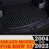 Sinjayer Car Trunk Mat Waterproof AUTO Tail Boot Carpets Flat Side Cargo Carpet Pad Liner Fit For BMW X5 5Seats 2004