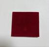 Cartier Classic Red Suede Jewelry Pouch Case Authentic 2.8x2.8 Inches