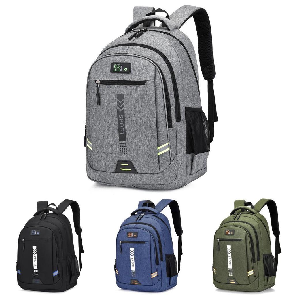 Oxford Cloth Large Capacity Backpack With Breathable Straps For Students And Travelers