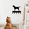 1pc Labrador Retriever Dog Key Hooks & Keychain Holder - 9 Inch/6 Inch Metal Wall Art for Iron Crafts Wall Hanging