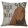 Яркая наволочка с анималистичным принтом на Хэллоуин, хлопково-льняная наволочка для праздничного домашнего декора
