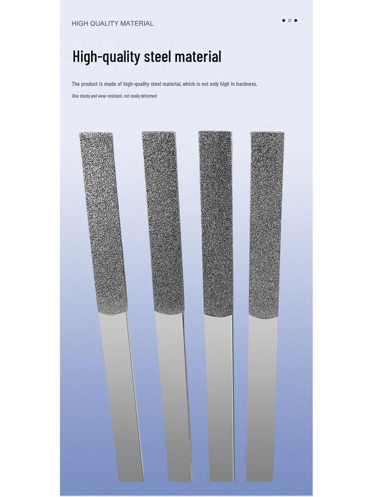 Diamond Sand Alloy File Set CF-400 for Flat Mold Grinding