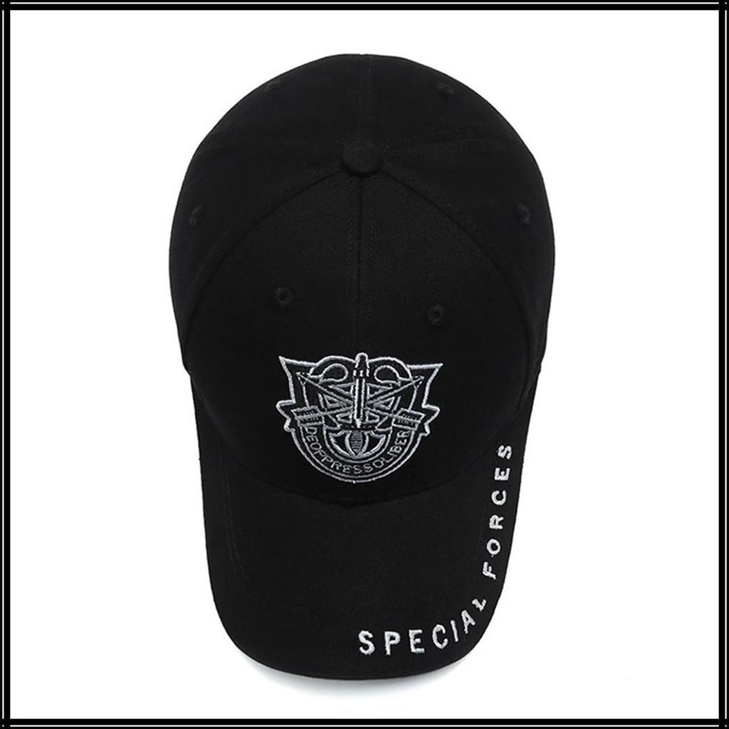 Кепка с английским логотипом White Fang CA900 для мужчин, идеально подходящая для активного отдыха и рыбалки (Полностью черный) Женщины, Активности, Пеший туризм, Ходьба,