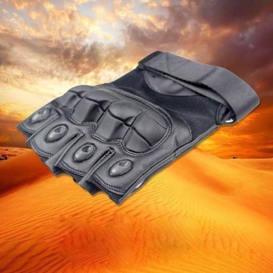 Унисекс Спорт на открытом воздухе Военные полудышащие противоскользящие тактические перчатки для пальцев