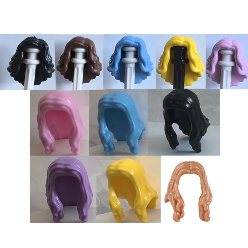 City Building Blocks Body Character Clothing Accessories Helmet Hat Colorful Hair Hairstyle Mini Brick Compatible Toy Gift X040