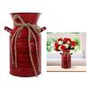 Shabby Chic Metal Flower Vases Farmhouse Decors Antique Milk Can Jugs Pitcher Storage Container For Bathroom Kitchen