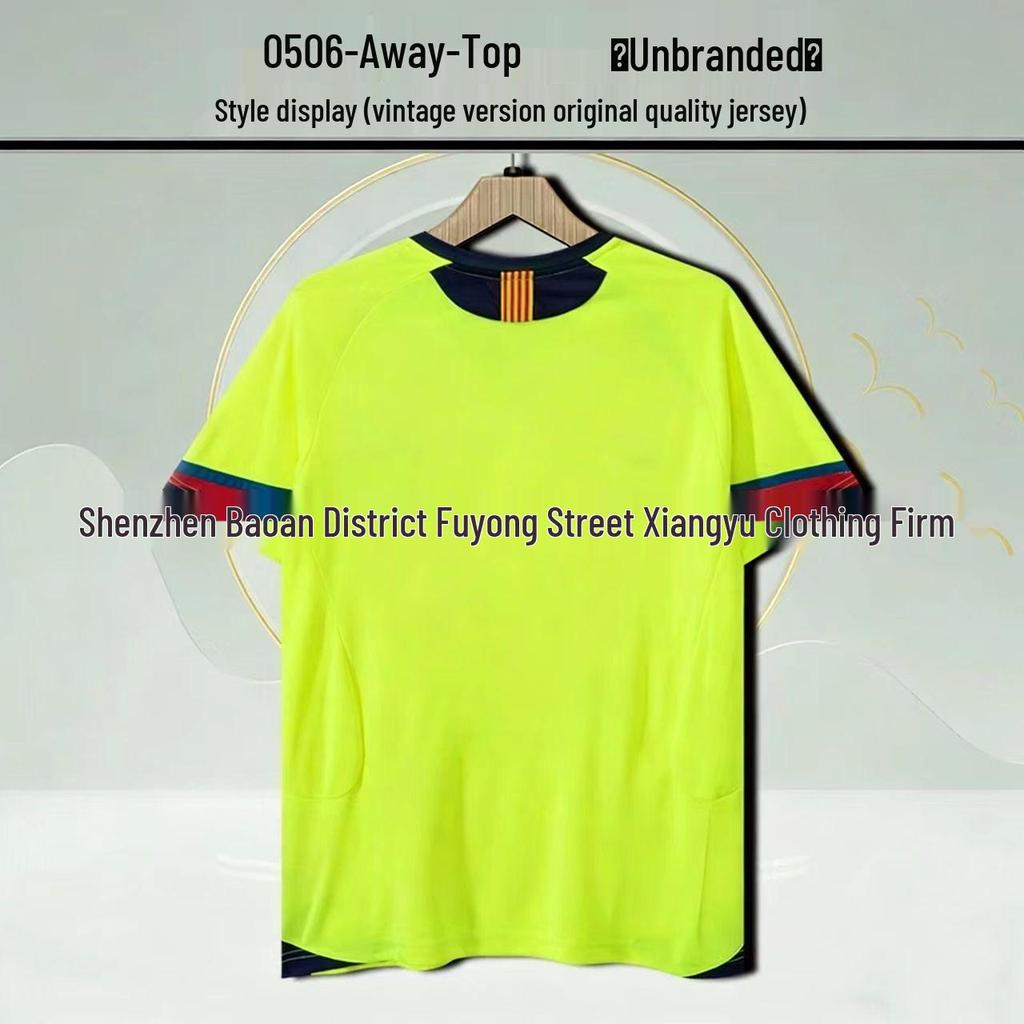 Барселона Ретро Нет. 10 Месси и Нет. 9-й памятный джерси Роналду