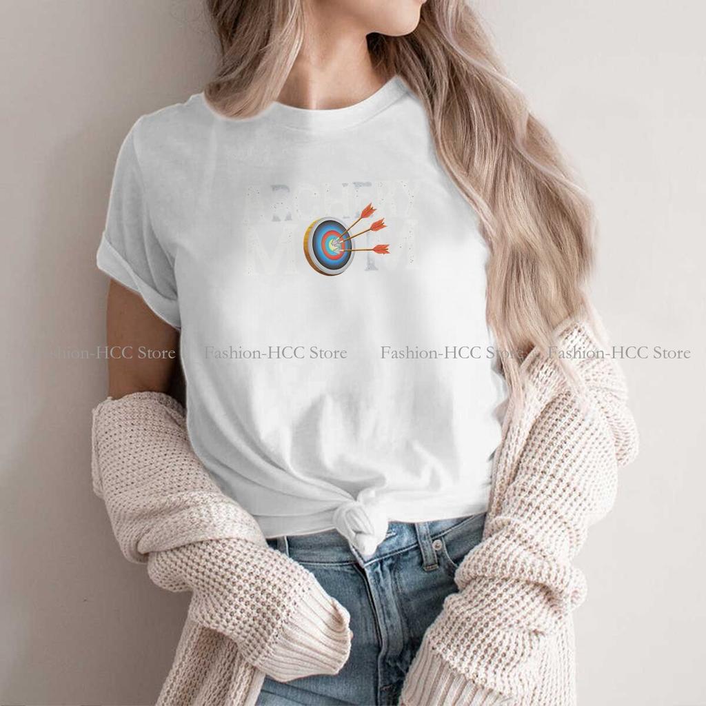 Archer Mom Target Proud Harajuku Polyester Tshirt Archery Sports Style Streetwear Leisure T Shirt Female
