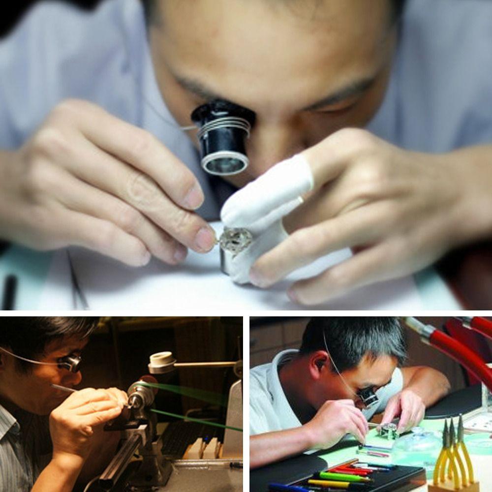 Инструмент для ремонта часов 5X для часовщиков Монокуляр Ювелирная лупа Лупа