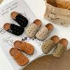 Унисекс детские ретро закрытые шлепанцы Birkenstock для улицы - Нескользящая повседневная обувь для девочек (Весна лето).