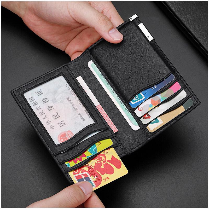 Простота, модные кошельки для карт из натуральной кожи, мужские тонкие держатели для кредитных карт, тонкий держатель для VIP-карт, костюм, деловые мужские аксессуары