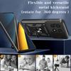 For POCO X6 Pro 5G Case Armor Slide Camera Protection Kickstand Phone Cover for Xiaomi POCO X6 Pro Capa Shockproof Funda