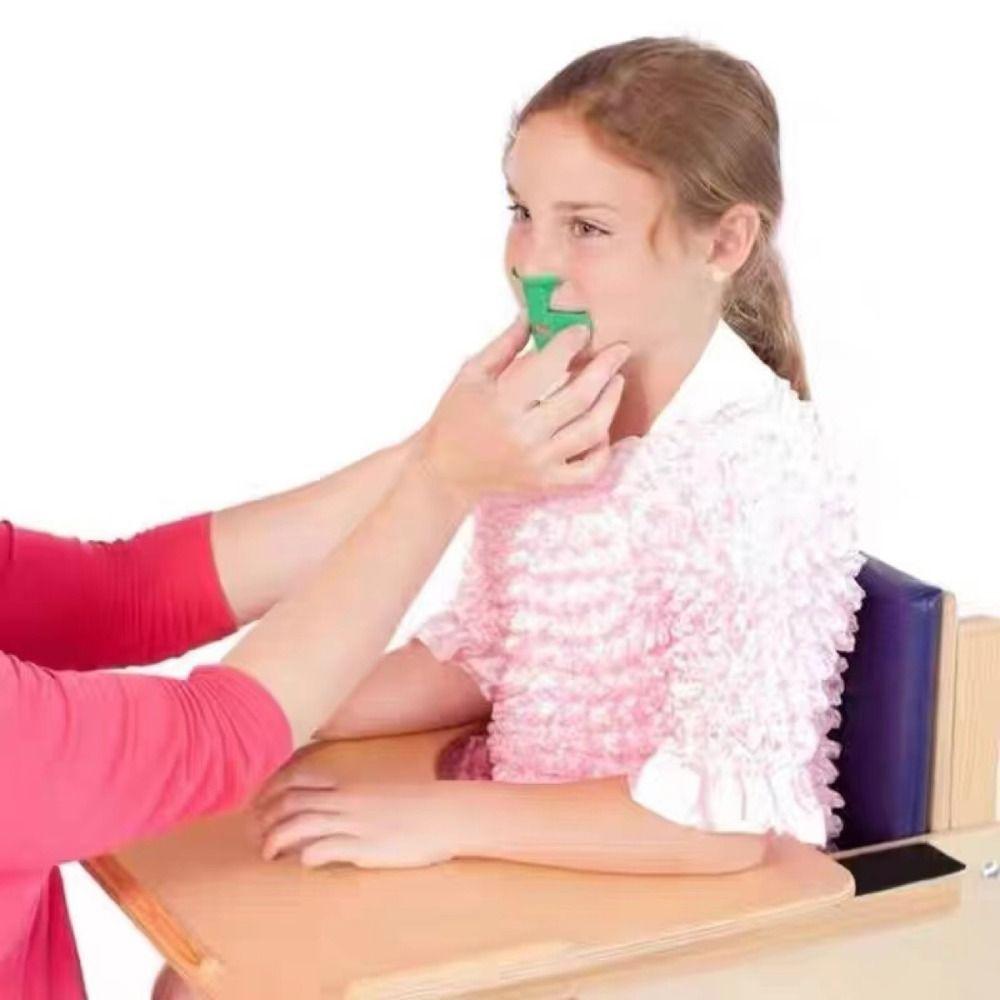 Oral Muscle Training Nose Whistle Nose Flute Pronunciation Trainer for Toddlers