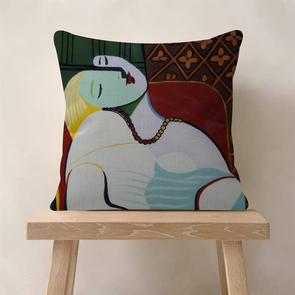 Painting art Picasso Cushion  Personalized Pillow Dust Cover Bedroom Kids Party Decoration Pillowcase Birthday Children Gift
