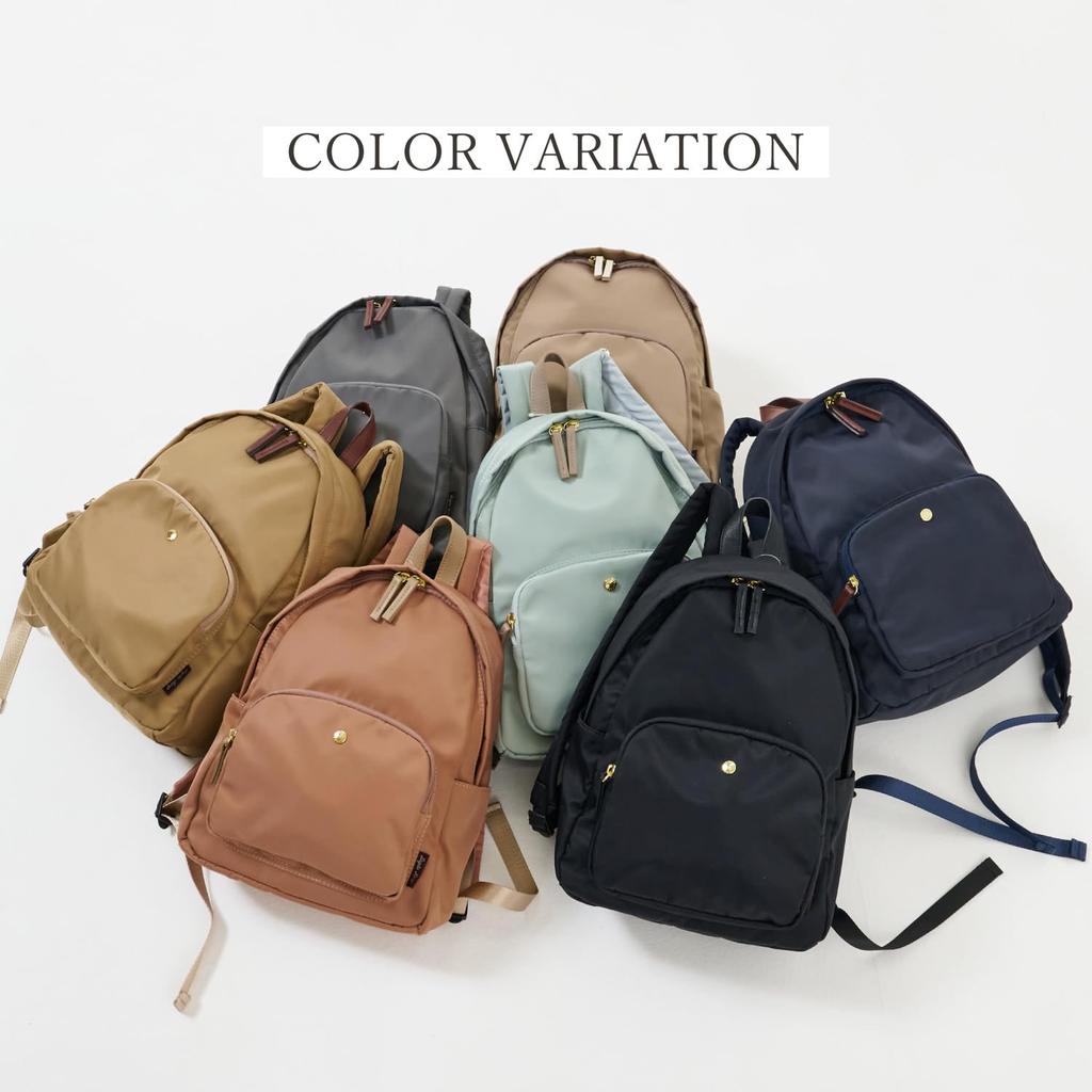 Mini Backpack A5 Water Storage Easy Shoulder Black [Legato Largo] Repellent/Multi LH-L0004Z Women's