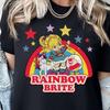 Футболка RAINBOW BRITE Футболка Футболка Винтажная Эстетичная Футболка Ретро 80-х Милая Футболка Унисекс Футболка
