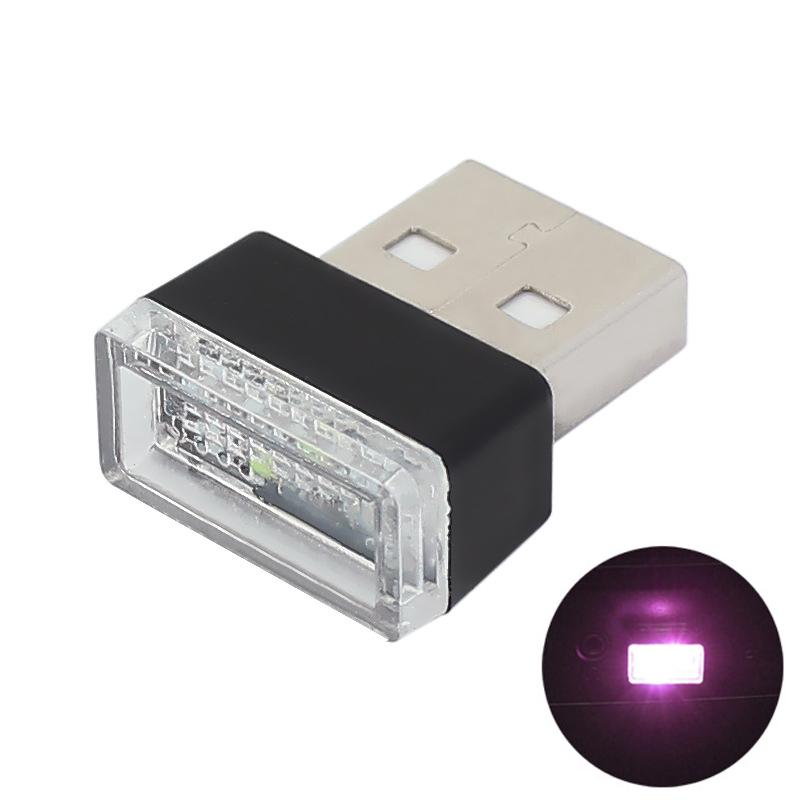 Car Mini USB LED Atmosphere Lights Decorative Lamp Auto Interior Light Portable Plug Ambient Emergency Lights Car Accessories