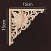 Натуральные цветочные деревянные резные поделки Уникальные угловые аппликации Рамка Стена Дверь Украшение