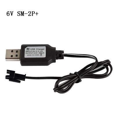 USB 6В 250мА NiMh/NiCd аккумулятор Зарядное устройство USB Электрическое игрушечное зарядное устройство SM 2P