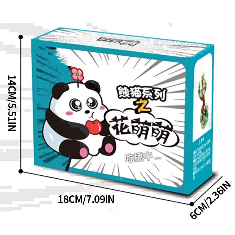 Симпатичные панда, строительные блоки, зоопарк, пейзаж, сборка, модель, кирпичи, креативное украшение для рабочего стола, детские рождественские игрушки «сделай сам», подарки