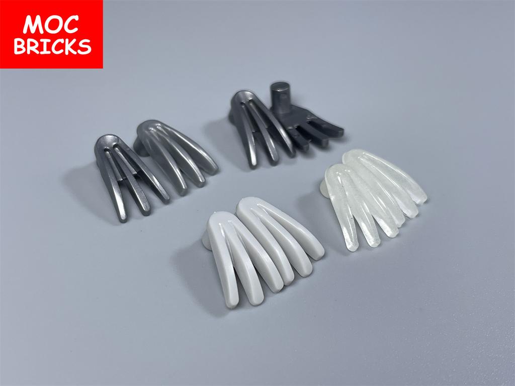 10 шт. Фигурки MOC Кирпичи Руки 10187 Светящийся Истребитель с Когтями Оружие Инструмент DIY Игрушки Образовательные Строительные Блоки Подарки для Детей