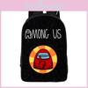Детский школьный рюкзак Among Us из ткани Оксфорд с дышащим дизайном для учеников начальной школы