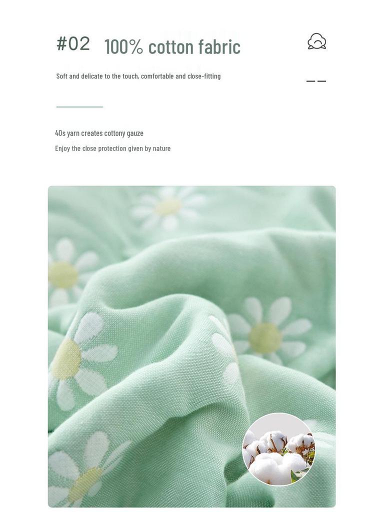 Six-Layer Cotton Gauze Baby Blanket: Swaddle, Bath Towel, or Summer Quilt Cover