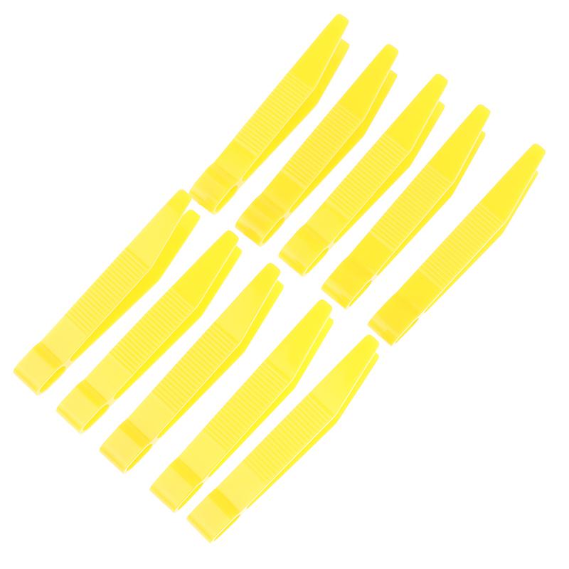 10Pcs Durable Plastic Clip Tweezers Fine Motor Learning Toys For Kids Study Tools Set