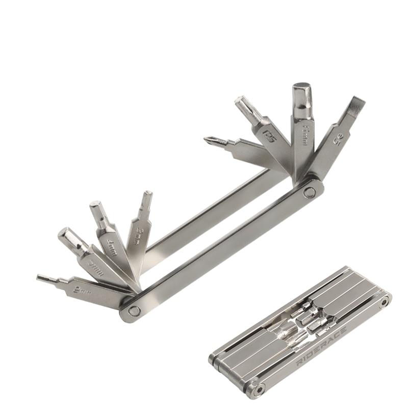 Bicycle Repair Tool Kit Foldable Hex Spoke Wrench For MTB Chain Cutter Mountain Road Bike Screwdriver Multi Function Tools Set