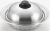 Yoshikawa Steamer Plate for Pots (20-22cm pot compatible), Made in Japan, Stainless Steel, Easy Steaming by Placing it on Top of a Pot, YJ2302