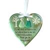 Snowflake Shaped Sea Glass Friendship Ornament