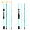 Удочка 1.8/2.1м Удилище из углеволокна Сверхлегкое Спиннинговое/кастинговое Мощность M Удилище для путешествий Рыболовные снасти