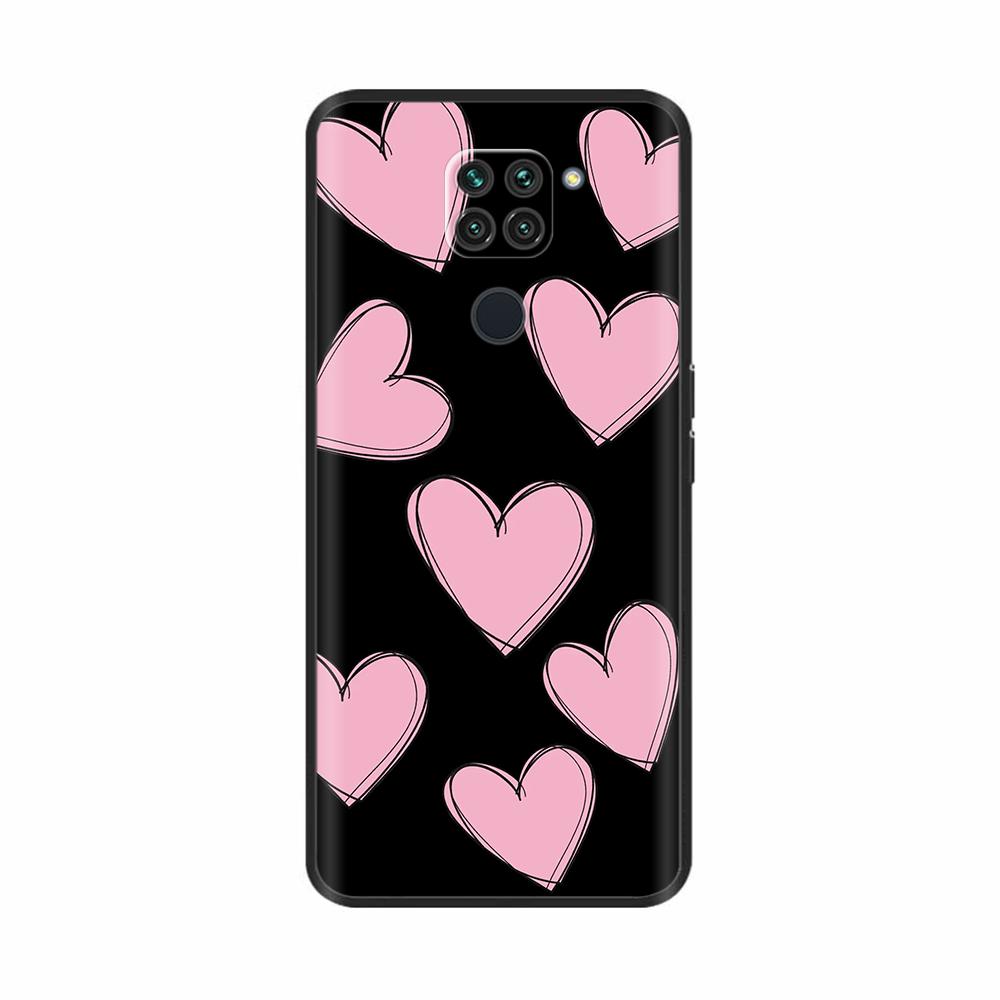 Чехол Для Xiaomi Redmi Note 9 Чехол Мягкая Черная Силиконовая Задняя Крышка Для Redmi Note9 Чехол Redmi Note 9 Чехол Funda Coque Бампер Оболочка