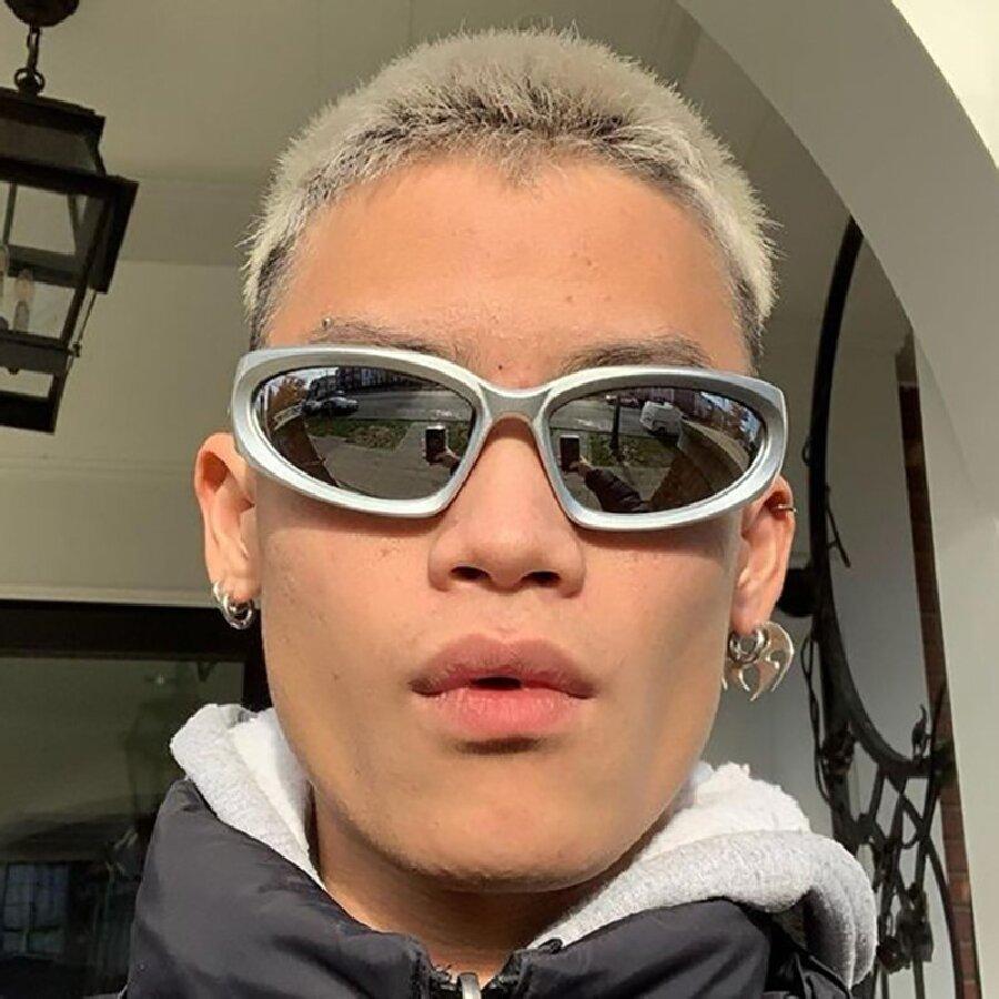 Y2k Classic Punk Around Vintage Fashion Sunglasses Women Men Sun Glasses Fashion Sport Driving Running Eyewear