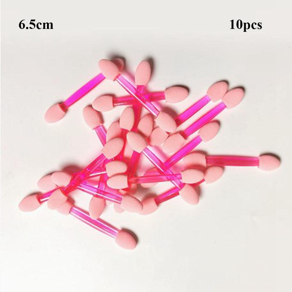 10 шт. Портативный двухсторонний латексный спонж Одноразовая кисть для теней Инструменты для макияжа