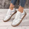 Мода Новый Стиль Женские Вулканизированные Кроссовки Тренировочные Повседневные Кроссовки Винтажные Кроссовки Спортивная Обувь Женские Кожаные Кроссовки Ретро Дизайн На Шнуровке