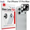 Для iPhone 17 Pro Max Защитная пленка для объектива из стекла Air Glass IMAK Высокой четкости Черная версия
