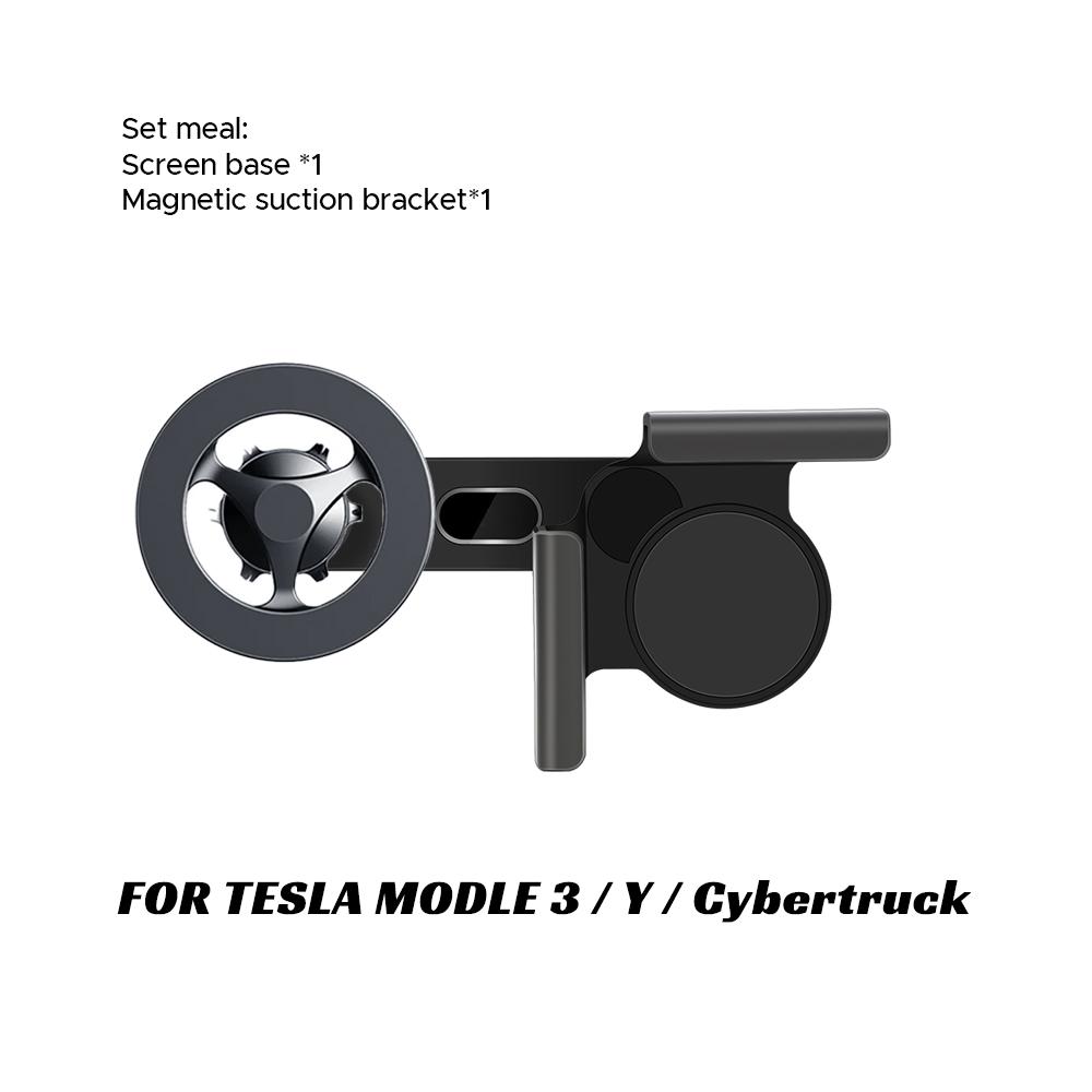 Car Phone Mount Holder 15W 25W Qi2 Compatible with MagSafe Magnetic Wireless Charger for Tesla Model Y Juniper 2026 Model 3 BYD