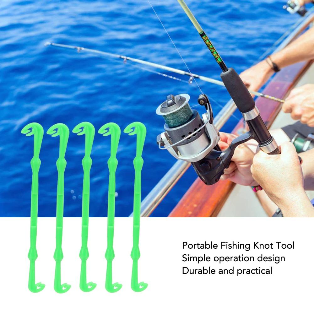 6PCS Lightweight Hook Knot Tying Tool 16cm Lenght Fishing Knot Tool for Anglers